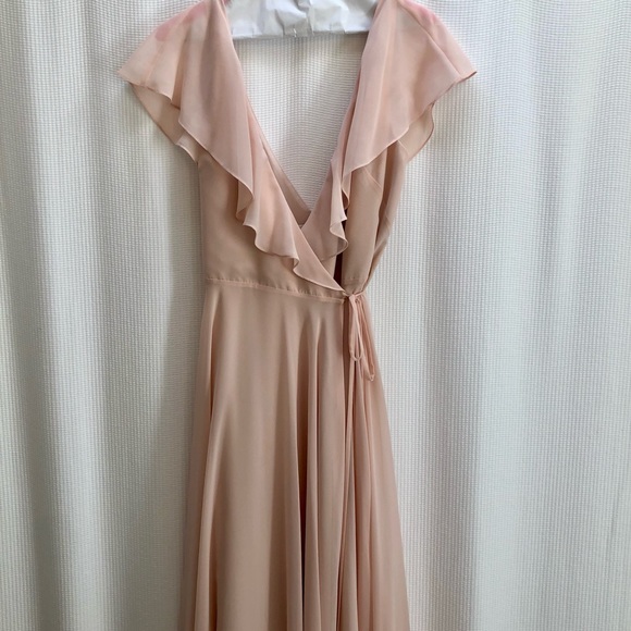Jenny Yoo Faye Bridesmaid Dress in Soft Blush - Picture 4 of 10